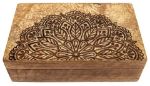 Bild von Mandala Holzbox Goldverzierung