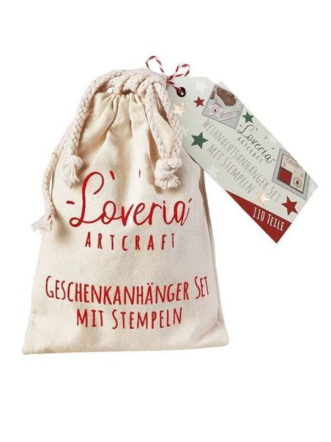 Bild von Geschenkanhänger Set mit  Stempeln 110 Weihnachten