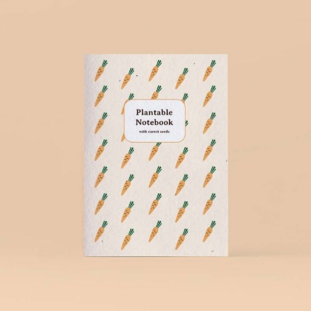 Bild von Plantable notebook with carrot seeds