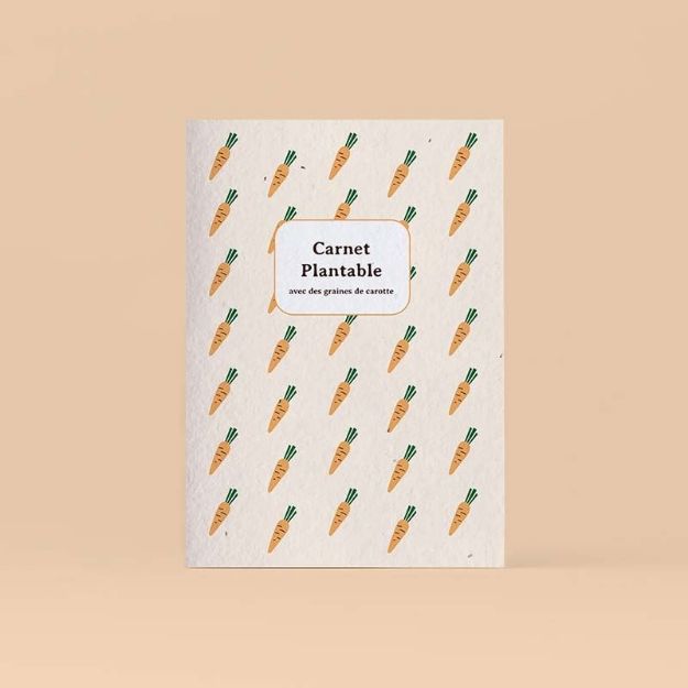 Bild von Carnet plantable avec des graines de carotte