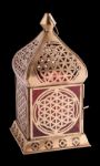 Bild von Orientalisches Licht Blume des Lebens mit Rotglas