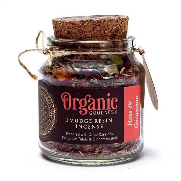 Bild von Rose & Geranium Smudge Weihrauchharz - 25g