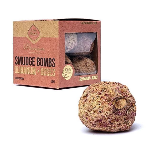 Bild von Sagrada Madre Premium Smudge Bomb Olibanum & Rose