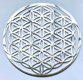Zeige Details für Blume des Lebens 30 cm, Edelstahl Bild von Blume des Lebens 30 cm, Edelstahl