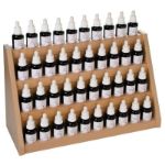 Bild von Holzständer für 40 x 30ml Violettglasfläschchen (Therapie)