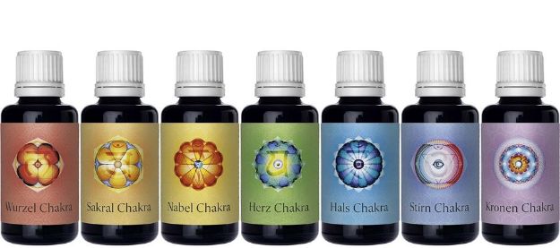 Bild von Chakra-Öle Set 7 x 20 ml