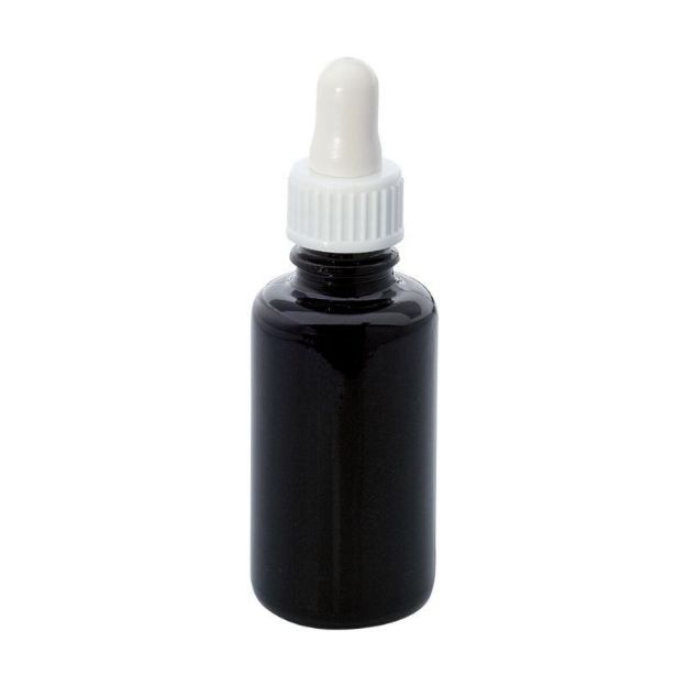 Bild von Anwenderfläschchen Pipette 30ml violettglas