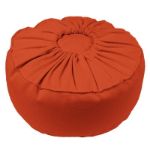 Bild von Meditationskissen Basic Höhe 19 cm in Rotorange von Lotus Design