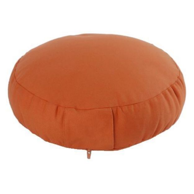 Bild von Meditationskissen Classic Höhe 7 cm in Rotorange von Lotus Design