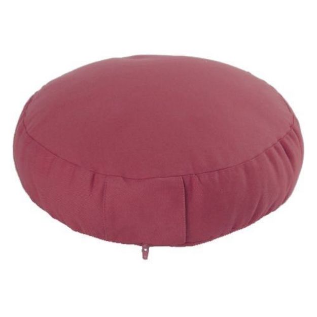 Bild von Meditationskissen Classic Höhe 7 cm in Weinrot von Lotus Design