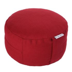 Zeige Details für Meditationskissen Classic-YOGA Höhe 15 cm in Weinrot von Lotus Design Bild von Meditationskissen Classic-YOGA Höhe 15 cm in Weinrot von Lotus Design