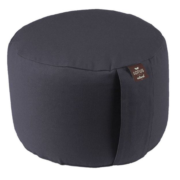 Bild von Meditationskissen Basic Bio Höhe 19 cm in Anthrazit von Lotus Design