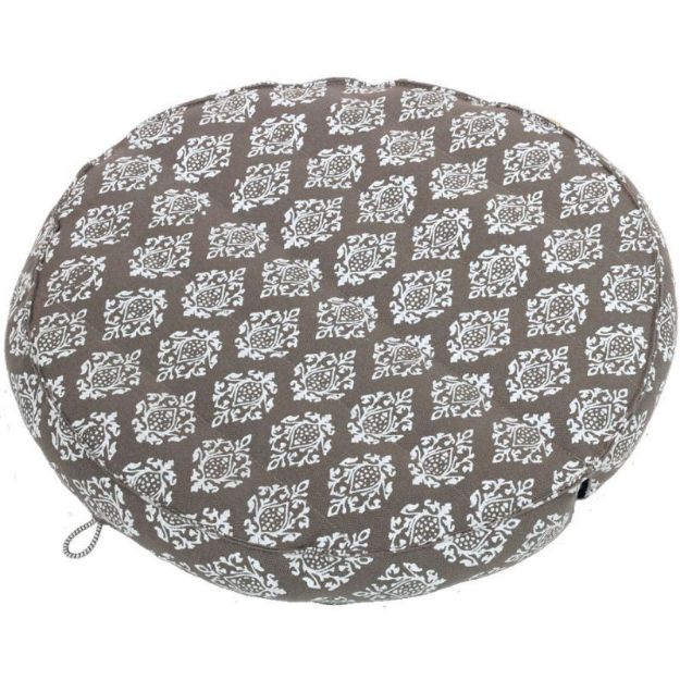 Bild von Reisekissen Raja Höhe 4.5 bzw. 9 cm in Beige-Grau von Lotus Design