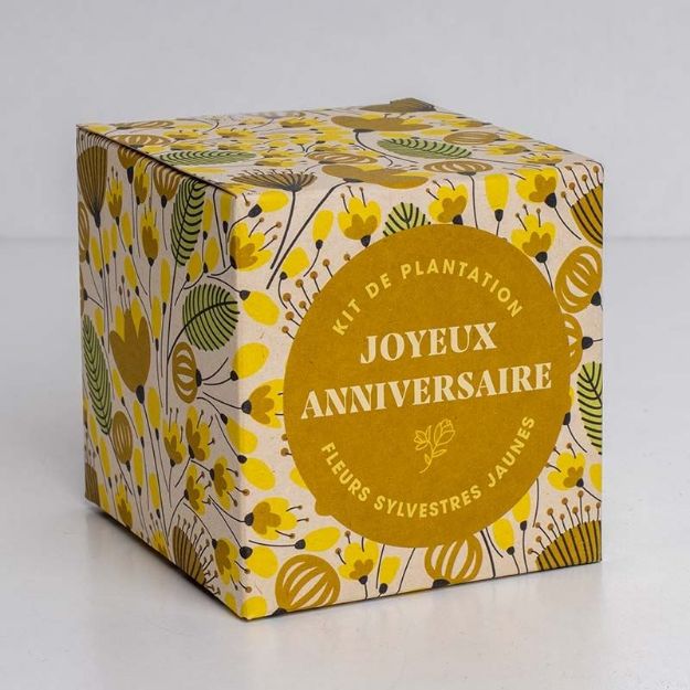 Bild von Kit d’Autoculture Dites-le avec des Fleurs (Joyeux Anniversaire)