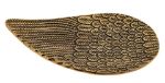 Bild von Engelsflügel Weissmetallhalter, gold/antik
