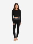 Bild von Yoga Leggings Maui Madhya schwarz von The Spirit of Om
