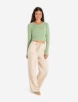 Bild von Crop Shirt Jathara in matcha von The Spirit of OM