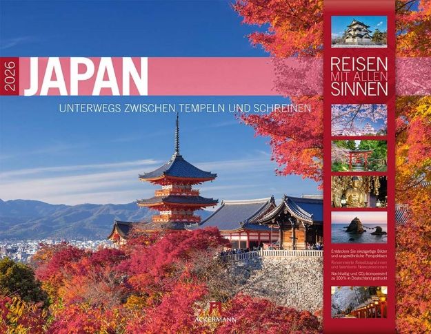 Bild von Japan - Unterwegs zwischen Tempeln und Schreinen Kalender 2026