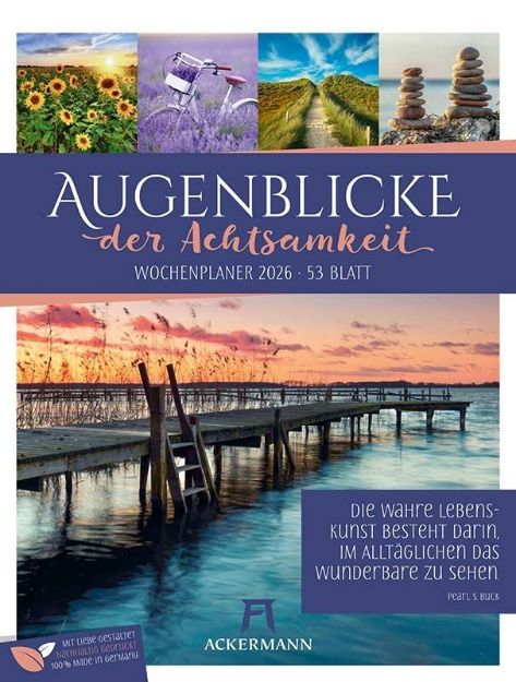 Bild von Augenblicke der Achtsamkeit - Wochenplaner Kalender 2026