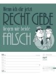 Bild von Klartext Sprüchekalender - Wochenplaner Kalender 2026