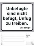 Bild von Klartext Sprüchekalender - Wochenplaner Kalender 2026