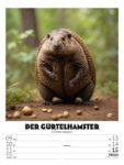 Bild von Verrücktes Tierleben - Wochenplaner mit KI-Bildern Kalender 2026