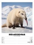Bild von Verrücktes Tierleben - Wochenplaner mit KI-Bildern Kalender 2026