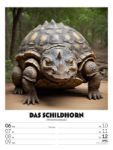 Bild von Verrücktes Tierleben - Wochenplaner mit KI-Bildern Kalender 2026