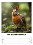 Bild von Verrücktes Tierleben - Wochenplaner mit KI-Bildern Kalender 2026