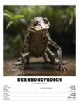 Bild von Verrücktes Tierleben - Wochenplaner mit KI-Bildern Kalender 2026