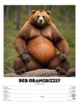 Bild von Verrücktes Tierleben - Wochenplaner mit KI-Bildern Kalender 2026