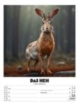 Bild von Verrücktes Tierleben - Wochenplaner mit KI-Bildern Kalender 2026