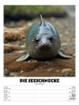 Bild von Verrücktes Tierleben - Wochenplaner mit KI-Bildern Kalender 2026