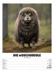 Bild von Verrücktes Tierleben - Wochenplaner mit KI-Bildern Kalender 2026