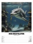 Bild von Verrücktes Tierleben - Wochenplaner mit KI-Bildern Kalender 2026