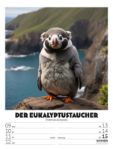 Bild von Verrücktes Tierleben - Wochenplaner mit KI-Bildern Kalender 2026