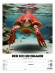Bild von Verrücktes Tierleben - Wochenplaner mit KI-Bildern Kalender 2026