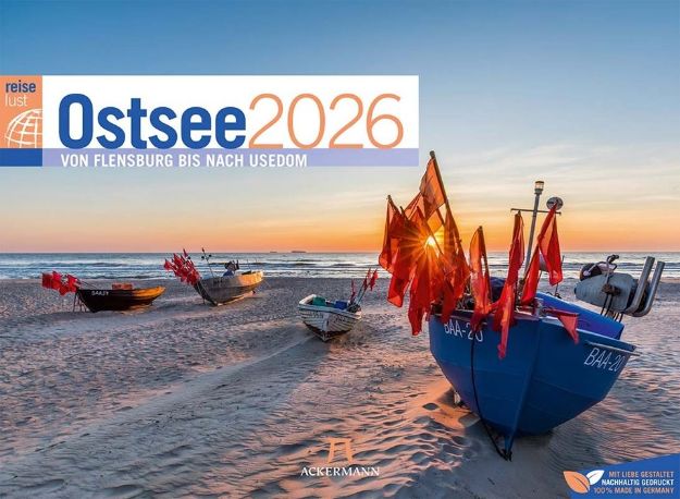 Bild von Ostsee - von Flensburg bis nach Usedom - ReiseLust Kalender 2026
