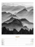 Bild von Silent Nature - Schwarz-Weiss-Wochenplaner Kalender 2026