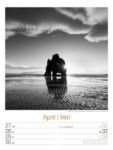 Bild von Silent Nature - Schwarz-Weiss-Wochenplaner Kalender 2026