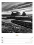 Bild von Silent Nature - Schwarz-Weiss-Wochenplaner Kalender 2026
