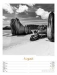 Bild von Silent Nature - Schwarz-Weiss-Wochenplaner Kalender 2026