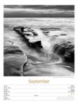 Bild von Silent Nature - Schwarz-Weiss-Wochenplaner Kalender 2026
