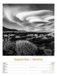 Bild von Silent Nature - Schwarz-Weiss-Wochenplaner Kalender 2026