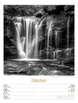 Bild von Silent Nature - Schwarz-Weiss-Wochenplaner Kalender 2026