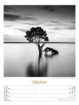 Bild von Silent Nature - Schwarz-Weiss-Wochenplaner Kalender 2026