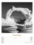 Bild von Silent Nature - Schwarz-Weiss-Wochenplaner Kalender 2026