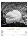 Bild von Silent Nature - Schwarz-Weiss-Wochenplaner Kalender 2026