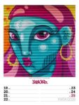 Bild von Street Art - Graffiti - Wochenplaner Kalender 2026