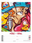 Bild von Street Art - Graffiti - Wochenplaner Kalender 2026